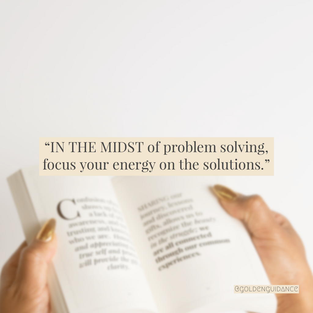 Rise to the level of the solution.